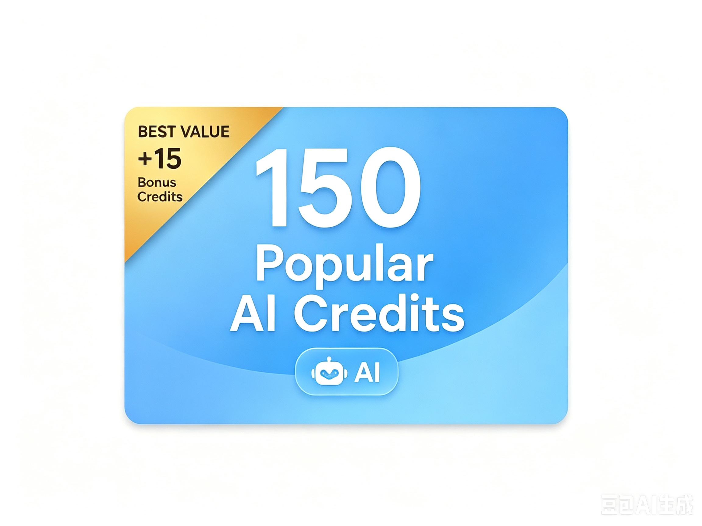 150 Popular AI Credits