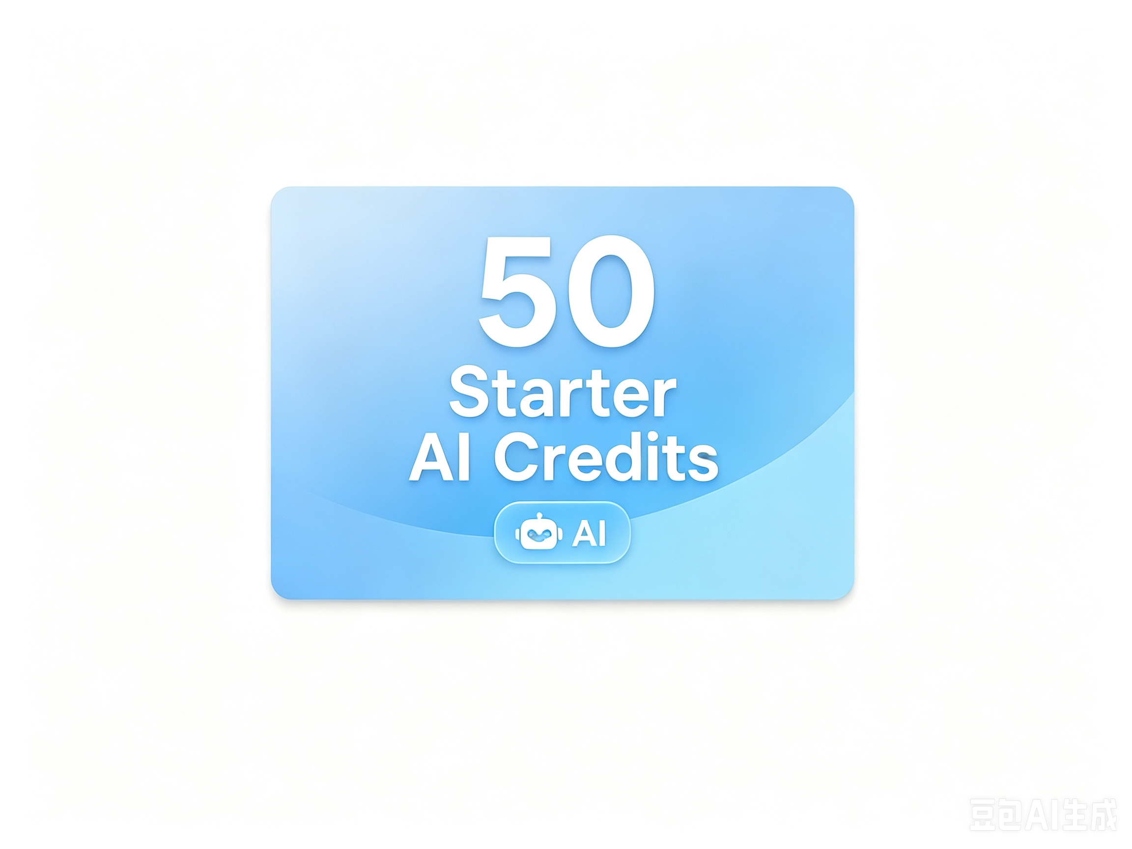 50 Starter AI Credits